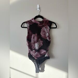 Floral Sleeveless Bodysuit